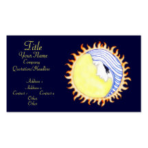 Moon Goddess Business Card Template