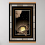 Moon Goddess Sleeps Protected by the StarGod Posters