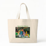Moon in Aquarius Canvas Bags