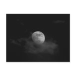 Moon in Clouds Post Card Moon in Clouds Post Card