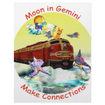 Moon in Gemini Personalized Letterhead
