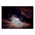 Moon in the Clouds Greeting Card