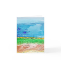 Moon Lake Birthday Card