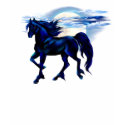 Moon Light Stallion T-Shirt by Lotacats Moon Light Stallion T-Shirt