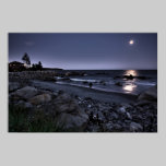 Moon Lit White Point Beach fine art print