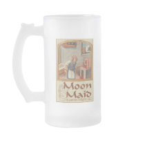 Moon Maid Logo (Copyright) - Frosted Stein Mug #1