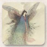 Moon Maiden Japanese Fairy by Warwick Goble Coasters
