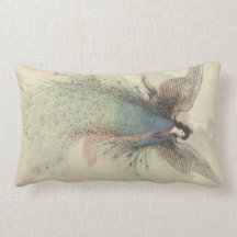 Moon Maiden Japanese Fairy by Warwick Goble Pillows