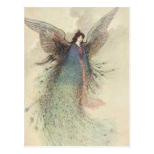 Moon Maiden Japanese Fairy by Warwick Goble Post Cards