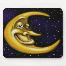 Moon Mouse Pad