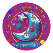 MOON ORNAMENT stickers