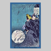 Moon over Mount Inaba by Taiso, Yoshitoshi Ukiyoe posters