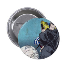 Moon over Mount Inaba, Tsukioka Yoshitoshi Pin
