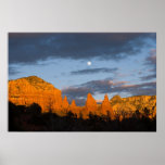 Moon Over Sedona, Arizona 2226 Print