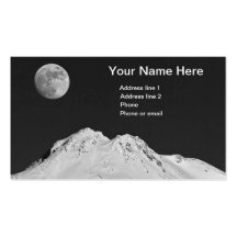 MOON OVER SHASTA #1 BUSINESS CARDS