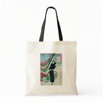 Moon over Shinobugaoka by Taiso, Yoshitoshi Ukiyo Canvas Bag