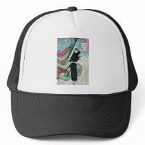 Moon over Shinobugaoka by Taiso, Yoshitoshi Ukiyo Mesh Hats
