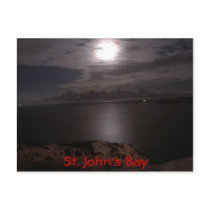 Moon Over St. John's Bay postcards