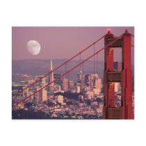 Moon Over the Gate Post Card