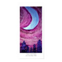moon over trees posters