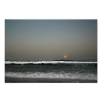 Moon Over Waves Photo Art