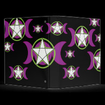 Moon & Pentacle Binder binders