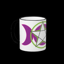 Moon & Pentacle Mugs mugs