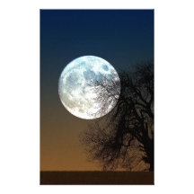 Moon Rise Personalized Stationery