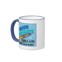 Moon Rockets Bubble Gum Mugs