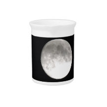 Moon satellite beverage pitcher