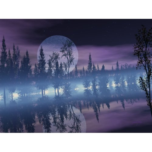 Moon Shadow print