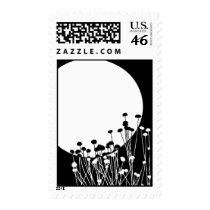 Moon Silhouette postage