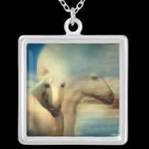 Moon Sisters Wearable Art Necklace necklaces