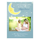 Moon sky baby shower invitation