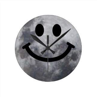 Moon Face Wall Clocks | Zazzle
