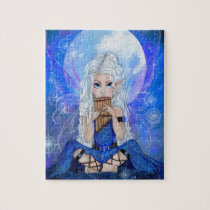 "Moon Song" fairy art PUZZLE by ronnebarton puzzles