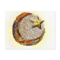 Moon-Star -Islam postcards by junglewalkcom Moon-Star -Islam postcards