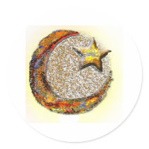 Moon-Star -Islam stickers by junglewalkcom Moon-Star -Islam stickers