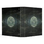 "Moon Station" Fractal Art Vinyl Binders
