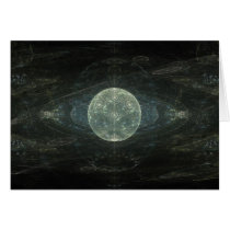 "Moon Station" Fractal Art Greeting Cards