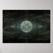 "Moon Station" Fractal Art Posters