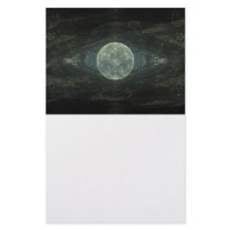 "Moon Station" Fractal Art Stationery Design