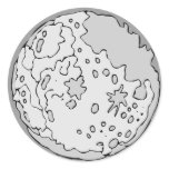 Moon Sticker