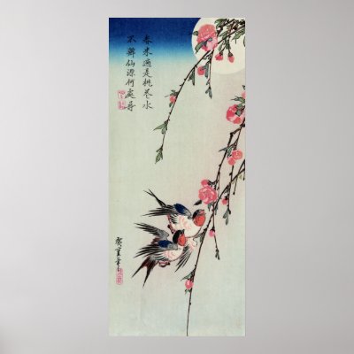 landscape with swallows