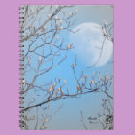 Moon through Tulip Poplar Flowers notebooks