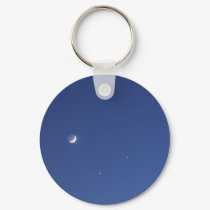 Moon Venus and Jupiter keychains
