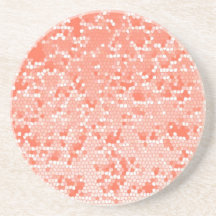 Moon Walk 2 -  Redrose Petal based Pattern Beverage Coasters