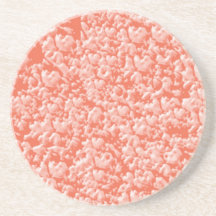 Moon Walk 2 -  Redrose Petal based Pattern Drink Coasters