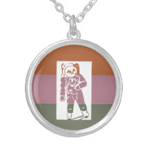 MOON Walker Personalized Necklace