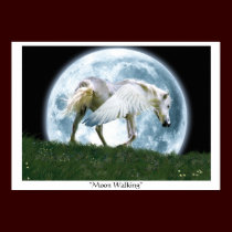"MOON WALKING" Pegasus Art Poster posters by RavenSpiritPrints "MOON WALKING" Pegasus Art Poster posters